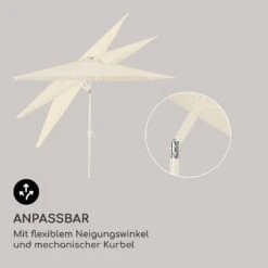 Blumfeldt Calais Sonnenschirm LED Aluminium-Rahmen Polyester-Bespannung UV 50 -Outdoor Grills Store 10040097 de 0004 logo