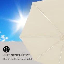 Blumfeldt Calais Sonnenschirm LED Aluminium-Rahmen Polyester-Bespannung UV 50 -Outdoor Grills Store 10040097 de 0006 logo