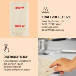 Victoria Domino Induktionskochfeld Einbau 3500W Flexzone Timer -Outdoor Grills Store 10040200 de 0004 logo