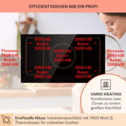 Victoria 5 Flex Induktionskochfeld Einbau 7400W 2 Flexzonen Timer 11 Victoria 5 Flex Induktionskochfeld Einbau 7400W 2 Flexzonen Timer -Outdoor Grills Store 10040203 de 0003 usp