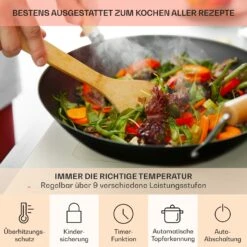 Victoria 5 Flex Induktionskochfeld Einbau 7400W 2 Flexzonen Timer -Outdoor Grills Store 10040204 de 0005 usp