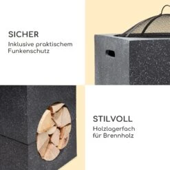 Blumfeldt Monolith Feuerschale Mit Grill MGO & Stahlschale Inkl. Funkenschutz -Outdoor Grills Store 10040240 de 0004 logo