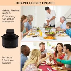 Vendure Heißluftfritteuse Mit Dampffunktion 1250W 5 Liter 6 Programme -Outdoor Grills Store 10040278 de 0006 usp