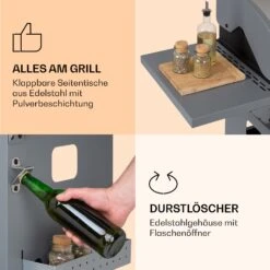 Lucifer 4 Gasgrill 4 X 3,6 KW Brenner 69x45cm Grill Edelstahl Mobil 12 Lucifer 4 Gasgrill 4 X 3,6 KW Brenner 69x45cm Grill Edelstahl Mobil -Outdoor Grills Store 10040281 de 0005 logo