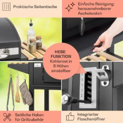 Aberdeen Single Holzkohlegrill -Outdoor Grills Store 10040292 de 0006 usp