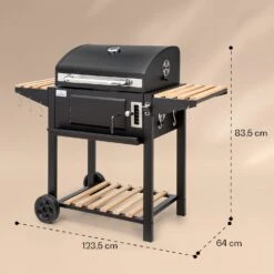 Aberdeen Single Holzkohlegrill -Outdoor Grills Store 10040292 yy 0011 dimensions