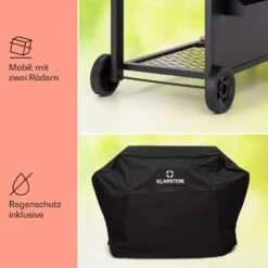 Aberdeen Kombi-Grill Gas Kohle Smoker Thermometer 2 Seitentische Mobil 16 Aberdeen Kombi-Grill Gas Kohle Smoker Thermometer 2 Seitentische Mobil -Outdoor Grills Store 10040294 de 0008 usp