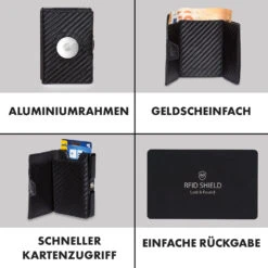 ZNAP Airtag Wallet 12 Karten Münzfach 9x1,8x6 Cm (BxHxT) RFID-Schutz 10 ZNAP Airtag Wallet 12 Karten Münzfach 9x1,8x6 Cm (BxHxT) RFID-Schutz -Outdoor Grills Store 10040312 de 0003 logo