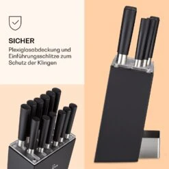 Kitano XL 13tlg. Messer-Set Mit Block 12 Messer Stahl Edler Holzblock -Outdoor Grills Store 10040323 de 0005 logo