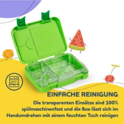 Junior Lunchbox 6 Fächer 21,3 X 15 X 4,5 Cm (BxHxT) BPA-frei -Outdoor Grills Store 10040337 de 0005 usp