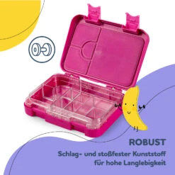 Junior Lunchbox 6 Fächer 21,3 X 15 X 4,5 Cm (BxHxT) BPA-frei -Outdoor Grills Store 10040338 de 0006 usp