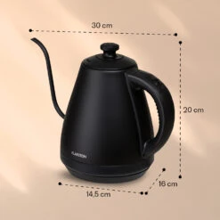 Garcon Wasserkocher 1L 2000W Warmhaltefunktion Schwanenhals Edelstahl -Outdoor Grills Store 10040347 yy 0007 dimensions