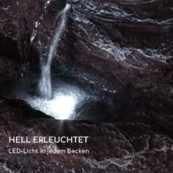 Stonehenge XL Solarbrunnen LED-Beleuchtung Polyresin Li-Ionen-Akku -Outdoor Grills Store 10040348 de 0004 logo