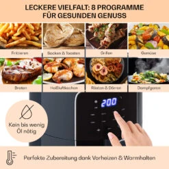 Crisp-Pro Heißluftfritteuse Air Fryer 1400W 3,5 Ltr 8 Programme Timer 8 Crisp-Pro Heißluftfritteuse Air Fryer 1400W 3,5 Ltr 8 Programme Timer -Outdoor Grills Store 10040701 de 0003 logo