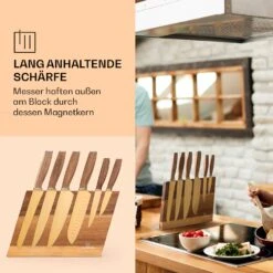 Kazuno Messerset 7 Teile Magnetischer Block PVD Titanium-Beschichtung 11 Kazuno Messerset 7 Teile Magnetischer Block PVD Titanium-Beschichtung -Outdoor Grills Store 10040726 de 0004 usp