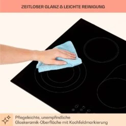 Virtuosa 5 Einbaukochfeld 5 Zonen 8500W Glaskeramik -Outdoor Grills Store 10041117 de 0007 usp