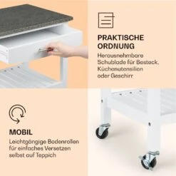 Tennessee Servierwagen Küchenwagen 4 Etagen Holz Granit Mobil 10 Tennessee Servierwagen Küchenwagen 4 Etagen Holz Granit Mobil -Outdoor Grills Store 10041120 de 0005 logo