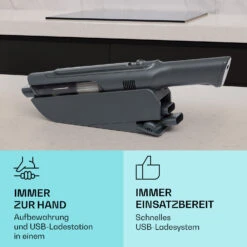 LARMA Akku-Handstaubsauger Kabellos Beutellos Akkubetrieben 32 Min Laufzeit Max. -Outdoor Grills Store 10041135 de 0004 usp