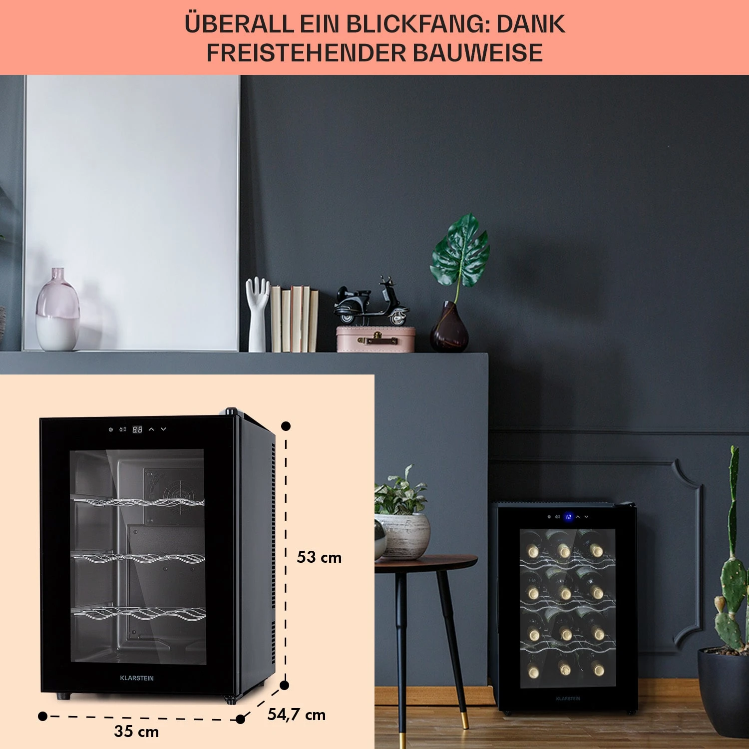 Barolo 12 Uno Weinkühlschrank 37 Ltr 12 Flaschen 11-18°C SingleZone 6 Barolo 12 Uno Weinkühlschrank 37 Ltr 12 Flaschen 11-18°C SingleZone – Bild 6