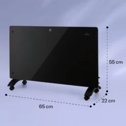 Bansin Crystal Smart Konvektions-Heizgerät 1500W 5 - 50 °C App-Steuerung -Outdoor Grills Store 10041209 yy 0008 dimensions