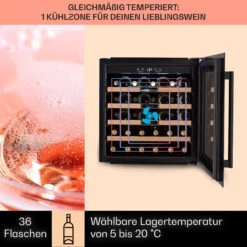 Vinsider 36 Built-In Uno Einbau-Weinkühlschrank 36 Flaschen 92 Ltr Edelstahl -Outdoor Grills Store 10041286 de 0003 usp