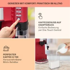 Baristomat 2-in-1-Heißgetränkeautomat Kaffee Tee Milchschaum -Outdoor Grills Store 10041305 de 0003 usp