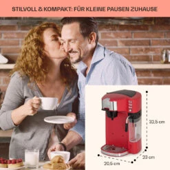 Baristomat 2-in-1-Heißgetränkeautomat Kaffee Tee Milchschaum -Outdoor Grills Store 10041305 de 0005 usp