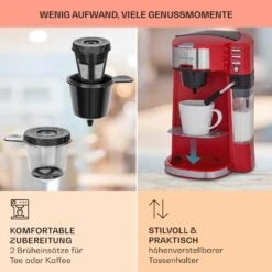 Baristomat 2-in-1-Heißgetränkeautomat Kaffee Tee Milchschaum -Outdoor Grills Store 10041305 de 0006 usp