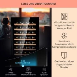 Barossa 50 Uno Weinkühlschrank 1 Zone 120 Ltr 50 Fl Touch-Display -Outdoor Grills Store 10041307 de 0004 logo