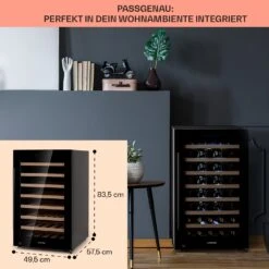 Barossa 50 Uno Weinkühlschrank 1 Zone 120 Ltr 50 Fl Touch-Display -Outdoor Grills Store 10041307 de 0006 logo