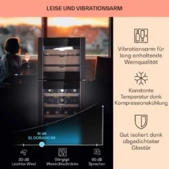El Dorado 89 Käse & Weinkühlschrank 2 Zonen Touch 89L LED 10 El Dorado 89 Käse & Weinkühlschrank 2 Zonen Touch 89L LED -Outdoor Grills Store 10041310 de 0003 logo