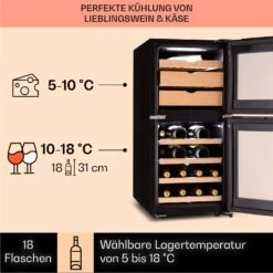El Dorado 89 Käse & Weinkühlschrank 2 Zonen Touch 89L LED 11 El Dorado 89 Käse & Weinkühlschrank 2 Zonen Touch 89L LED -Outdoor Grills Store 10041310 de 0004 logo