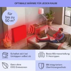Sanford Smart Ölradiator 2500 W Leistung Wochentimer LED-Display Touch-Panel Klarstein-App 10 Sanford Smart Ölradiator 2500 W Leistung Wochentimer LED-Display Touch-Panel Klarstein-App -Outdoor Grills Store 10041358 de 0005 usp
