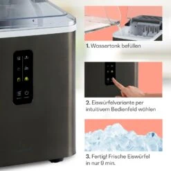 Albaron Supreme Eiswürfelmaschine Bullet 12kg/24h 1,5 Ltr Edelstahl -Outdoor Grills Store 10041360 de 0004 logo