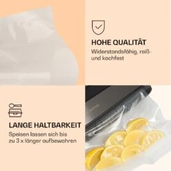 Forli Vakuumierbeutel 2 Rollen Je 28 X 300 Cm Widerstandsfähig Reißfest Kochfest 6 Forli Vakuumierbeutel 2 Rollen Je 28 X 300 Cm Widerstandsfähig Reißfest Kochfest -Outdoor Grills Store 10041375 de 0003 logo