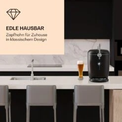 Passau Bierzapfanlage 6 L Universalfässer Druckluftpumpe 3 - 12 °C 65 W -Outdoor Grills Store 10041520 de 0005 logo