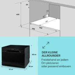Havasia UV 8 Geschirrspüler UV-Licht Freistehend / Einbau 1620W -Outdoor Grills Store 10041829 de 0005 usp