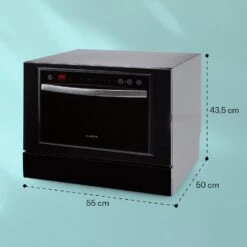 Havasia UV 8 Neo Tischgeschirrspüler UV-Licht Freistehend / Einbau 1380W -Outdoor Grills Store 10041830 yy 0007 dimensions