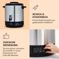 Abbey 25 Einkochautomat Getränkespender 25L 100°C 180min Edelstahl 11 Abbey 25 Einkochautomat Getränkespender 25L 100°C 180min Edelstahl -Outdoor Grills Store 10041838 de 0004 logo