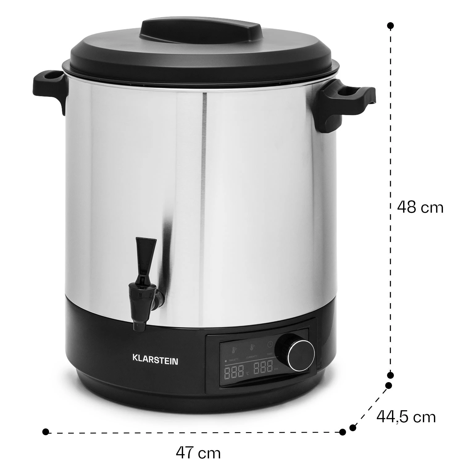 Abbey 25 Einkochautomat Getränkespender 25L 100°C 180min Edelstahl 8 Abbey 25 Einkochautomat Getränkespender 25L 100°C 180min Edelstahl – Bild 8