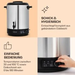 Abbey 40 Einkochautomat Getränkespender 40L 100°C 180min Edelstahl -Outdoor Grills Store 10041839 de 0004 logo