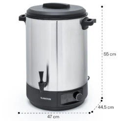 Abbey 40 Einkochautomat Getränkespender 40L 100°C 180min Edelstahl -Outdoor Grills Store 10041839 yy 0008 dimensions