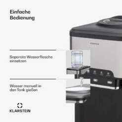 Aqueous Eiswürfelmaschine 3-in-1: Eiswürfel, Wasserspender: Heiß & Kalt 20 Kg/24h -Outdoor Grills Store 10041845 de 0003 usp
