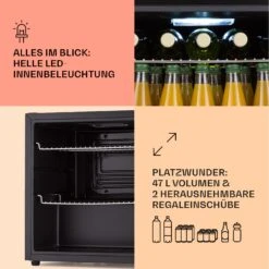 Coachella 50 Weinkühlschrank 47 Liter WiFi-Funktion Hintergrundbeleuchtung Edelstahl -Outdoor Grills Store 10045041 de 0004 usp