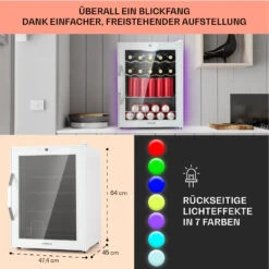 Coachella 60 Kühlschrank 60 Liter WiFi-Funktion Hintergrundbeleuchtung -Outdoor Grills Store 10045042 de 0006 usp