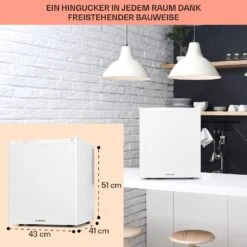 Happy Hour 38 Mini-Kühlschrank Minibar 38 Liter 26 DB -Outdoor Grills Store 10045047 de 0006 usp