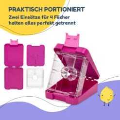 Klarstein Schmatzfatz Easy Snackbox 4 Fächer 18 X 15 X 5 Cm (BxHxT) -Outdoor Grills Store 10045068 de 0004 usp