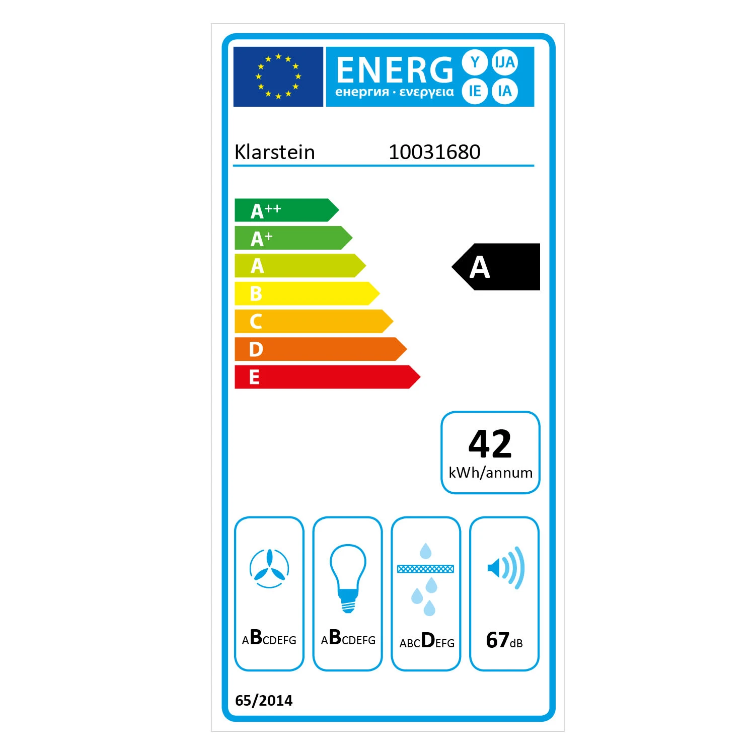 Sabia 60 Dunstabzugshaube 60cm | 600 M³/h | Energieeffizienzklasse A | Inklusive 2 X Aktivkohlefilter 11 Sabia 60 Dunstabzugshaube 60cm | 600 M³/h | Energieeffizienzklasse A | Inklusive 2 X Aktivkohlefilter – Bild 11