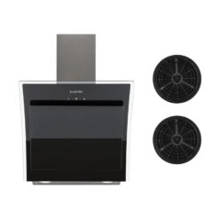 Sabia 60 Dunstabzugshaube 60cm | 600 M³/h | Energieeffizienzklasse A | Inklusive 2 X Aktivkohlefilter