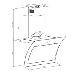 Sabia 60 Dunstabzugshaube 60cm | 600 M³/h | Energieeffizienzklasse A | Inklusive 2 X Aktivkohlefilter 17 Sabia 60 Dunstabzugshaube 60cm | 600 M³/h | Energieeffizienzklasse A | Inklusive 2 X Aktivkohlefilter -Outdoor Grills Store 60002216 yy 0008 logo Klarstein Sabia Dunstabzugshaube schwarz